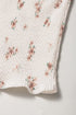 Textured Floral Print Bow Back Camisole Top