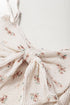 Textured Floral Print Bow Back Camisole Top