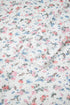 Textured Floral Print Square Neck Long Sleeve Top