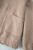 Textured Floral Quilted Woven Stretch Outerwear Jacket