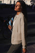 Textured Floral Quilted Woven Stretch Outerwear Jacket