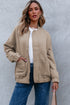 Textured Floral Quilted Woven Stretch Outerwear Jacket