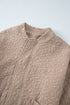 Textured Floral Quilted Woven Stretch Outerwear Jacket