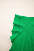Textured Flutter Sleeve Crew Neck Elegant Top