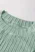 Textured Flutter Sleeve V Neck Relaxed Fit Blouse