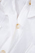 Textured Gauze Button Down With Crochet Sleeve Shirt