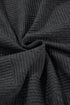 Textured Geometric Knit Blocked Panel Hoodie