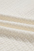 Textured Grid Knit Button Front Collared Pullover