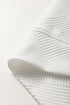 Textured Half Zip Collared Cap Sleeve Mini Dress