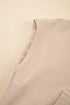 Textured Half Zip Kangaroo Pocket Drawstring Shorts Set