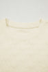 Textured Jacquard Bow Detail Ruffle Sleeve Short Set