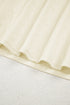 Textured Jacquard Bow Detail Ruffle Sleeve Short Set