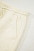 Textured Jacquard Bow Detail Ruffle Sleeve Short Set