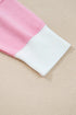 Textured Knit Collared V Neck Polo Sweater