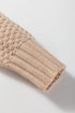 Textured Knit Open Front Mixed Media Pocket Cardigan