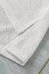 Textured Knit Short Sleeve V Neck Relaxed Blouse