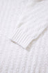 Textured Knit V Neck Balloon Sleeve Sweater