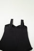 Textured Knotted Ruffle Trim One Piece Swimwear