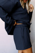 Textured Long Sleeve Top And Drawstring Lounge Short Sets