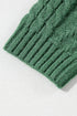 Textured Mixed Knit Patchwork Pullover Sweater