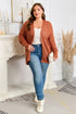 Textured Mixed Pattern Knitted Open Front Cardigan