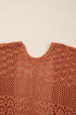 Textured Mixed Pattern Knitted Open Front Cardigan