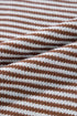 Textured Mixed Stitch Striped Crew Neck Sweater
