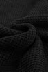 Textured Mock Neck Cap Sleeve Knit Sweater