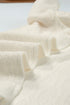 Textured Notched Neck Short Puff Sleeve Relaxed Blouse