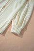 Textured Open Front Drop Shoulder Lightweight Knit Cardigan