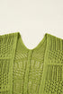 Textured Open Knit Relaxed Fit Layering Cardigan