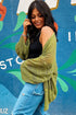 Textured Open Knit Relaxed Fit Layering Cardigan