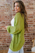 Textured Open Knit Relaxed Fit Layering Cardigan