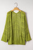 Textured Open Knit Relaxed Fit Layering Cardigan