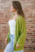 Textured Open Knit Relaxed Fit Layering Cardigan