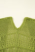 Textured Open Knit Relaxed Fit Layering Cardigan