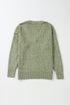 Textured Open Knit Slouchy V Neck Pullover Sweater