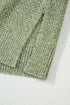 Textured Open Knit Slouchy V Neck Pullover Sweater