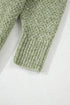 Textured Open Knit Slouchy V Neck Pullover Sweater