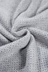 Textured Open Knit Slouchy V Neck Pullover Sweater