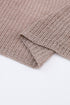 Textured Open Stitch Drop Shoulder Crop Sweater