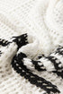 Textured Open Stitch Relaxed Fit Pullover Sweater