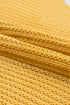 Textured Open Weave V Neck Short Sleeve Shirt