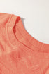 Textured Patch Pocket Short Sleeve Drawstring Shorts Set