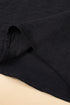 Textured Pleated Flutter Sleeve Split Neck Tie Blouse