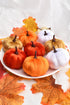 Textured Plush Faux Foam Tabletop Pumpkin Decoration