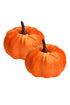 Textured Plush Faux Foam Tabletop Pumpkin Decoration