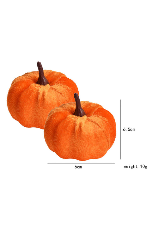 Textured Plush Faux Foam Tabletop Pumpkin Decoration