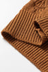 Textured Pointelle Knit Button Front V Neck Cardigan