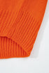 Textured Pointelle Knit Crew Neck Long Sleeve Sweater